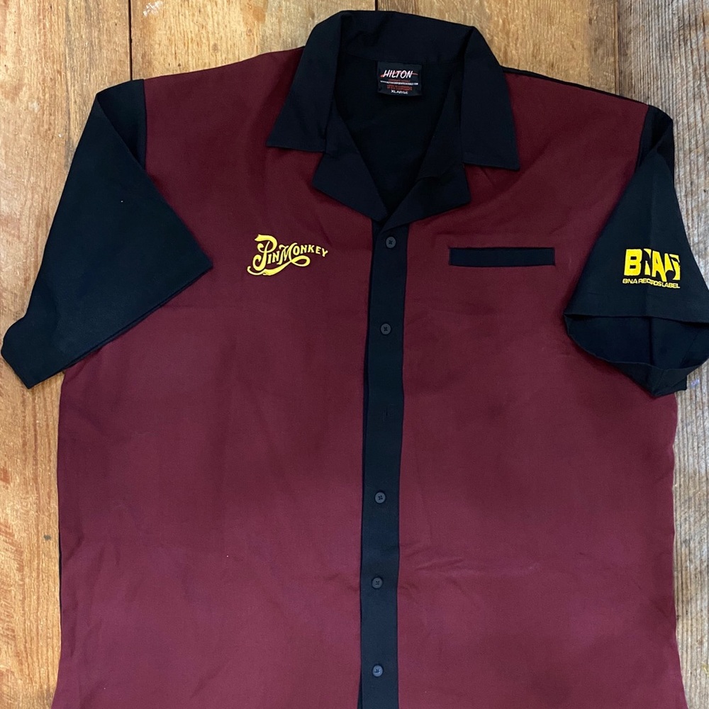 Vintage Pin Monkey Bowling Shirt NWOT